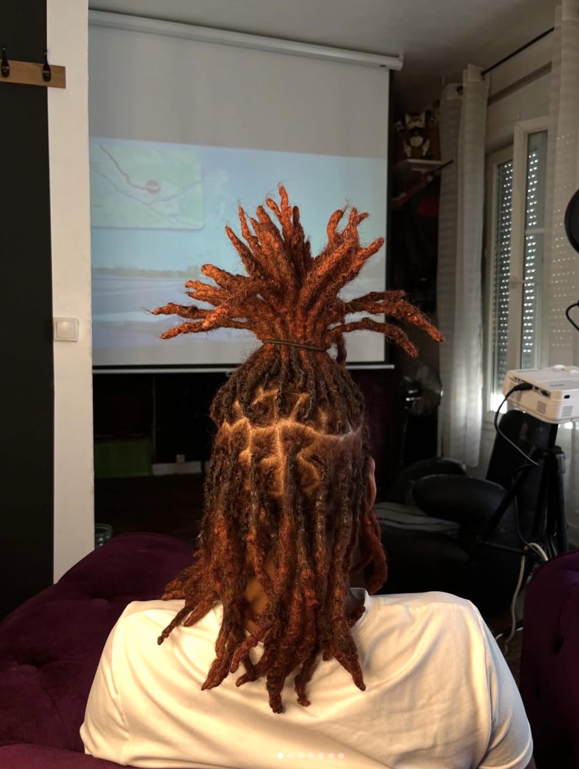 Entretien de locks réalisé par Dona Locs